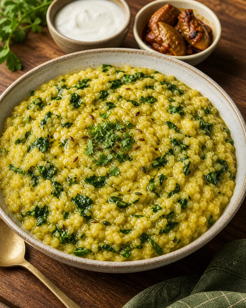 Methi Moong Dal Khichdi