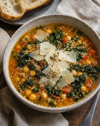 Veg Quinoa Protein Soup