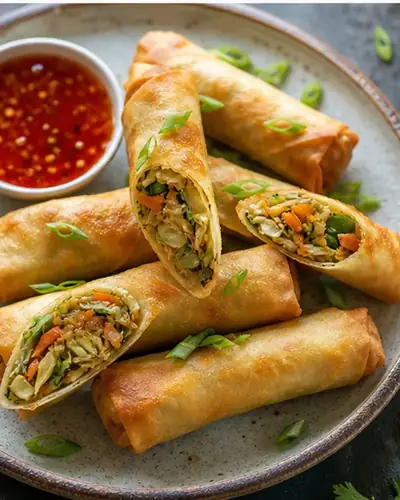 Baked Veg Spring Rolls