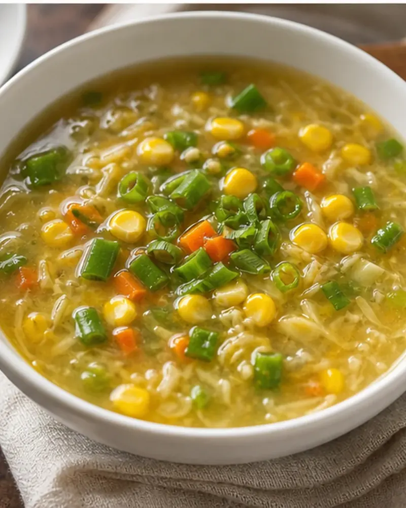 Sweet Corn Veg Soup
