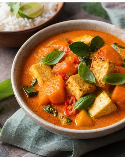 Thai Pumpkin + Tofu Curry