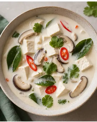 Tom Kha Tofu (Coconut Soup)