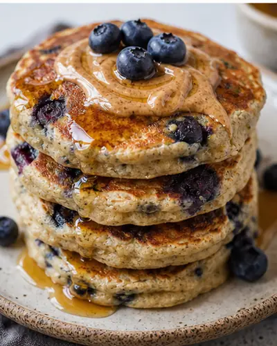 Buckwheat Blueberry Pancakes