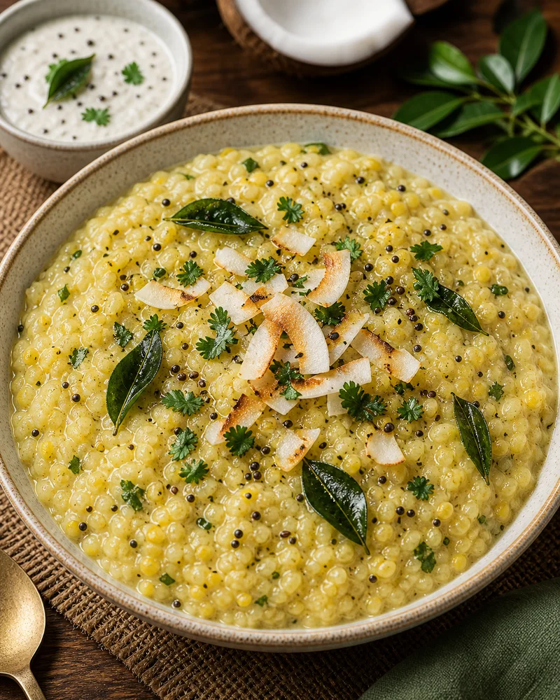 Coconut Moong Dal Khichdi