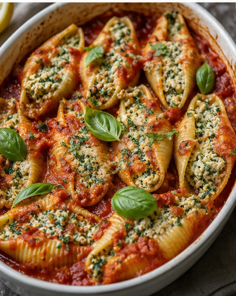 Stuffed Shells (Tofu Ricotta)