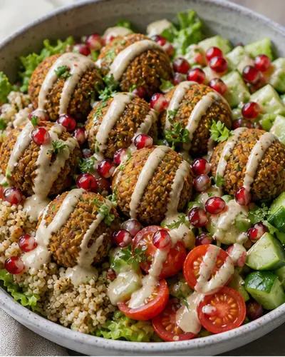 Falafel Tahini Power Bowl
