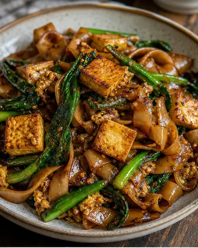 Pad See Ew with Tofu