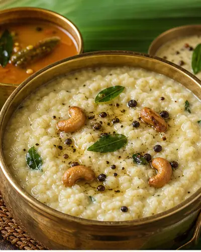 High-Protein Ven Pongal