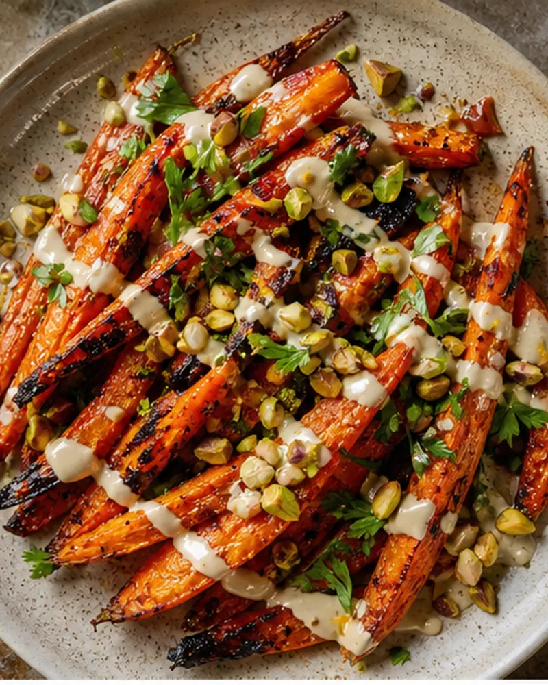 Honey-Harissa Roasted Carrots
