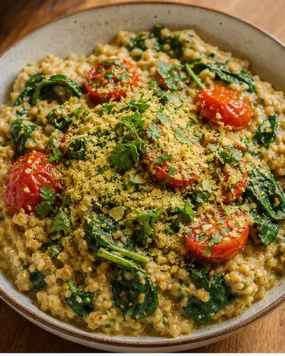 Savoury Veg Oats Bowl
