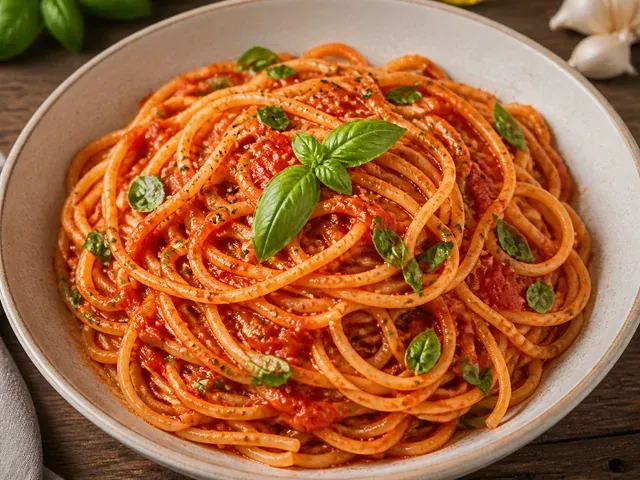 Vegan Spaghetti Marinara