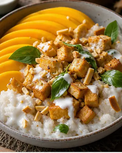 Thai Mango Sticky Rice Bowl (Savoury Twist)