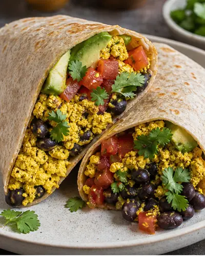 Tofu Scramble Burrito